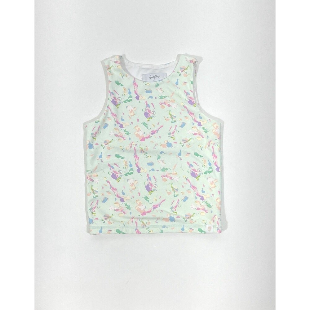 SweetHoney Girls Size 8 Paint Splatter Print Fitted Tank Top!
